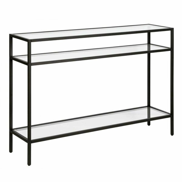 Hudson & Canal Henn &amp; Hart  Siviline Blackened Bronze Console Table - 29 x 42 x 10 in. AT0574